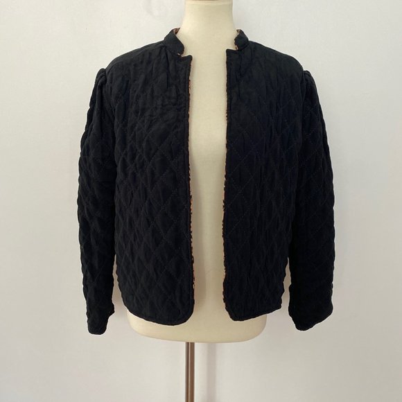 NEW Something Navy Reversible Quilted Jacket - Picture 6 of 9